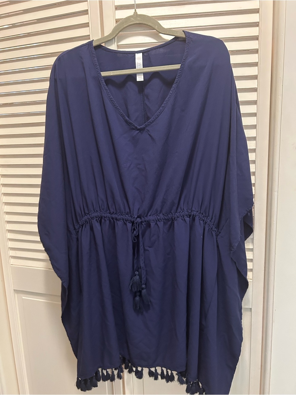 Cacique Navy Swim Cover-Up